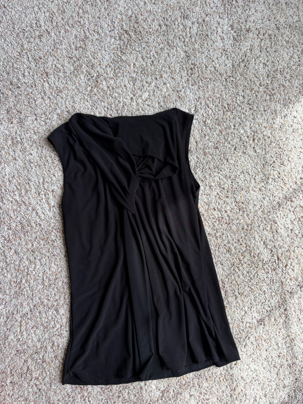 Black tank blouse